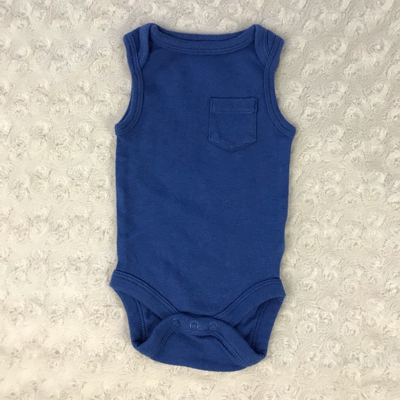 cloud island Other - Cloud Island Sleeveless Bodysuit Solid Blue